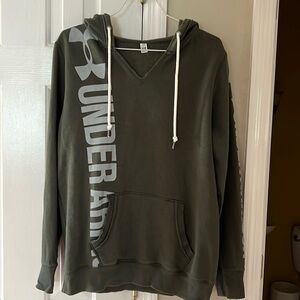 Under Armour army green hoodie